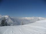 Kochen und Skifahren